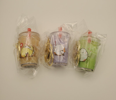 Gong Cha x Final Fantasy XIV Keychain Set   Fat Cat, Fat Chocobo, Moogle(SEALED)