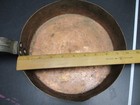 Revere Solid Copper Frying Pan 10 inch Diameter NEEDS CLEANING — photo 2