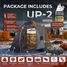 RBM OUTDOORS UP-2 MINI (LKE-150) 10-PERSON HOT TENT