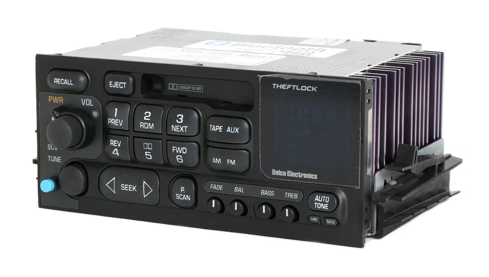 Chevy GMC 1995-2005 Truck Radio AM FM Cassette Player Upgraded w Bluetooth Music Foto 3 de 4