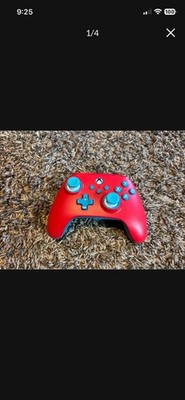 PowerA Nano Enhanced Wired Controller for Xbox Series X|S - Red Sky, portable,