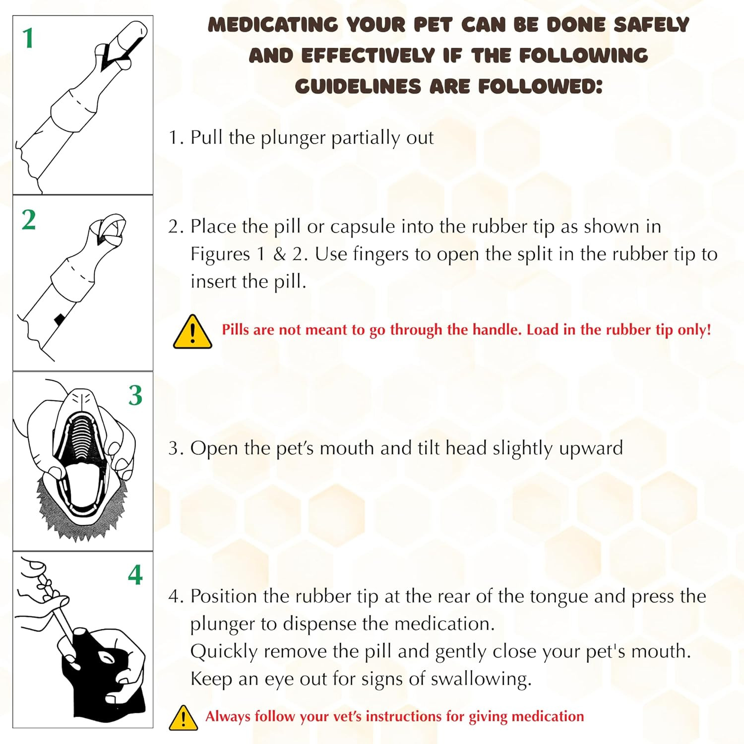 Pill Shooter for Dogs and Cats – Soft Tip Pet Piller for Easy Medication Deliver