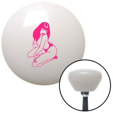 Pink Sexy Girl White Retro Shift Knob W M16x1.5 Insert Shifter Auto Manual Pink Sexy Girl White Retro Shift Knob W M16x1.5 Insert Shifter Auto Manual