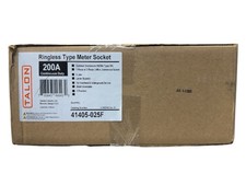 Siemens Talon Ringless Type Meter Socket 200 A 5 Jaw Lever Bypass 41405-025F