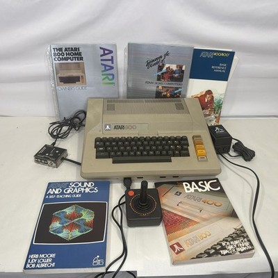 Vintage Atari 800 48K 8-Bit Computer System - POWER TESTED w/Power Supply+ Extra