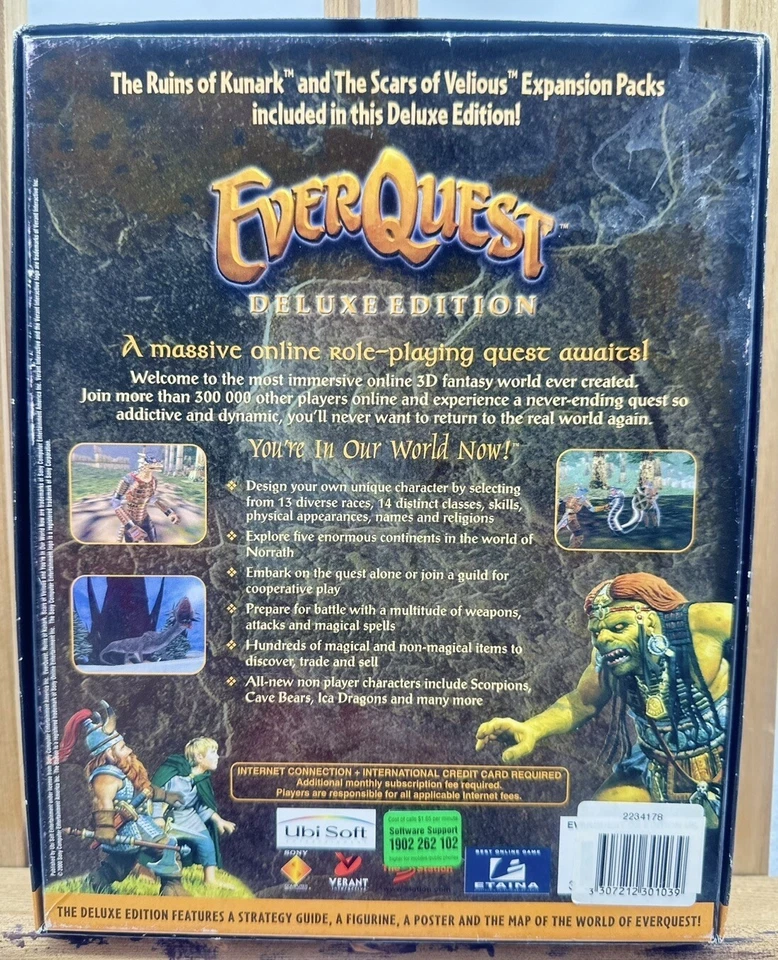 Everquest Deluxe Edition Big Box PC Game Complete Good Condition 6022 - Image 2 of 4