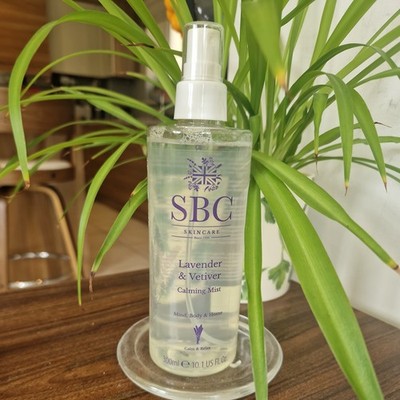 SBC Skincare Lavender & Vetiver Calming Mist - 300ml | Vegan Friendly Sleep Spr