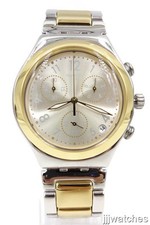 Nuevo Reloj Swatch DREAMNIGHT GOLDEN Cronógrafo 40mm YCS590G $225