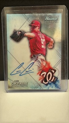 2021 Topps Bowman Sterlin Baseball Cade Cavalli BSPA-CC Autograph