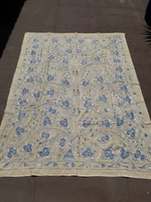 Uzbek embroidery suzani, handmade bedcover, Wall Hanging Textiles
