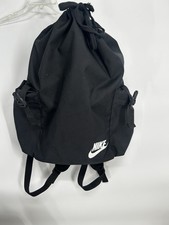 Nike Men s Black Backpack 72 Heritage Rucksack Drawstring
