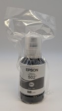 Epson 502 EcoTank Ink Black Ultra High Capacity Bottle 127ml Genuine