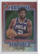 2020-21 Panini Donruss Franchise Features Green Flood Joel Embiid #23 06vg