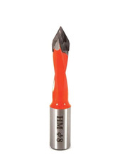 Whiteside DT8-57LH Left Hand V-Point Dowel Drill 8mmCD, 57mmOAL