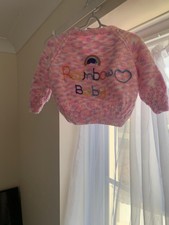 Hand Knitted Baby Cardigan 3-6 Months