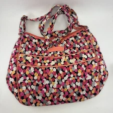 Vera Bradley Pixie Confetti Carry All Crossbody Hipster Purse Great condition!