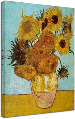 Sunflower by Vincent Van Gogh Oil Paintings Reproduction Modern Flora