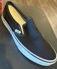 VANS Old school Slip-On Black Shoes Women's 10.5 Men's 9 Black Label — photo 3
