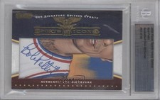 2009 Razor Cut Signature Sports Icons Update Edition 14/30 Bob Pettit Auto uk2