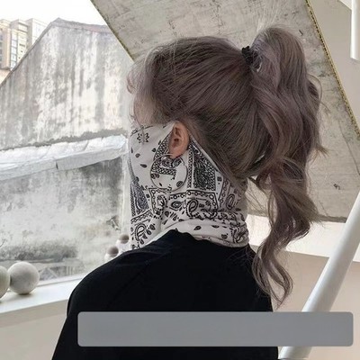 Sommer Sonnenschutz Gesichtsmaske für Männer und Frauen UPF 50+ Eis Seide Mate