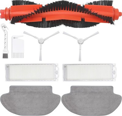 Replacement Accessories Kit Compatible for Xiaomi S10/S12 Robot Vacuum Parts