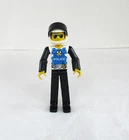 Vintage 1999 Lego Technic Police Figure, Helmet & Visor from #8252 Beach Buster