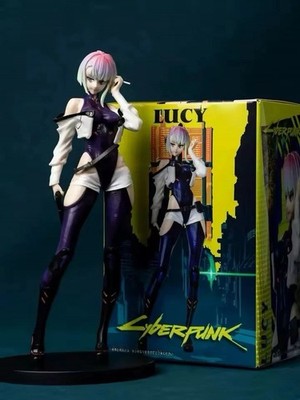 Cyberpunk Edgerunners Lucy Figure 21cm Anime Statue Lucy Kushinada PVC Boxed
