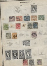 stamps Netherlands 1899 - 1917 used