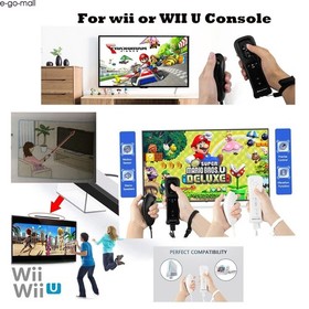 Built-in Motion Plus Wii Remote & Nunchuck Controller for Wii andWii U Console
