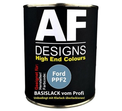500ml Autolack für Ford PPF2 Cosmic Blue Metallic  Autolack Spritzfertig