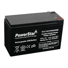 PowerStar 12V 9AH SLA Battery Replacement for SEL HYS1290