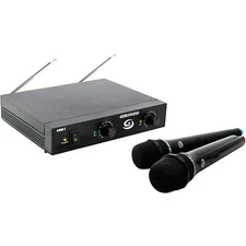 Gem Sound GMW-2 Dual-Channel Wireless Mic System- ONE DEFECTIVE MIC  #R4408