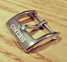 Seiko watch buckles 16mm/18mm fit Seiko Buckle silver 1.5mm Tougue