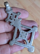 Ethiopian Orthodox Coptic Christian Hand Crafted Silver Cross Pendant, Jewelry