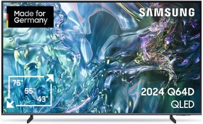 Samsung GQ55Q64DAUXZG 139cm 55 Zoll 4K UHD QLED Fernseher Smart TV HDR