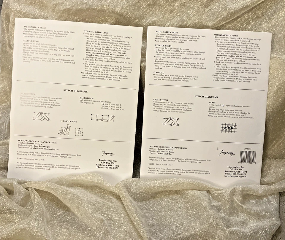 Cross Stitch Patterns CHRISTMAS Noel Christmas Adorables Noel en Rouge et Bleu - Image 3 of 4