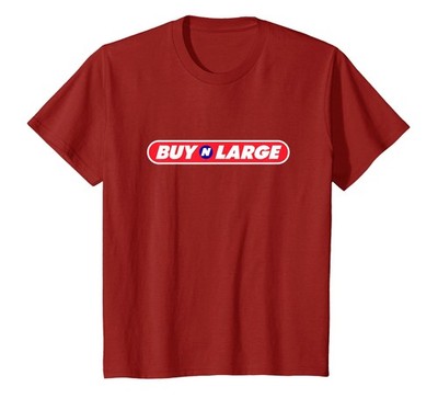 Disney And Pixar Wall-E Buy N Large Logo T-Shirt_