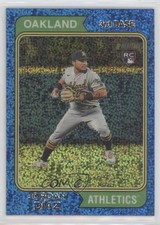 2023 Topps Heritage Chrome Blue Sparkle Jordan Diaz Jordan Díaz #153 bn5