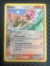 Pokémon TCG Kingler 22/100 EX Crystal Guardians Regular Rare LP