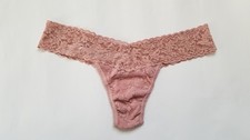 Hanky Panky Signature Lace Low Rise Thong, Desert Rose, One Size