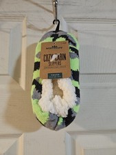 Northeast Outfitters Youth Cozy Cabin CAMO Print Slipper Socks: NWT: SIZE 10K-4