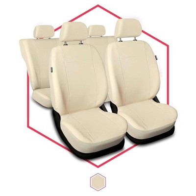 Autositzbezüge Universal Schonbezüge Sitzauflage PKW Auto Beige für Opel Calibra