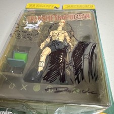 Statuina Transmetropolitan Spider Jerusalem firmata Darick Robertson schizzo artistico OA