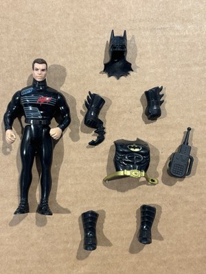 Batman Quick Change Bruce Wayne Dark Knight Kenner 1990 + Original Zubehör
