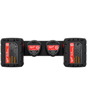 2 pK -Milwaukee M12 Battery Holder all M12' Mount Rack 4 Batteries Wall Mount