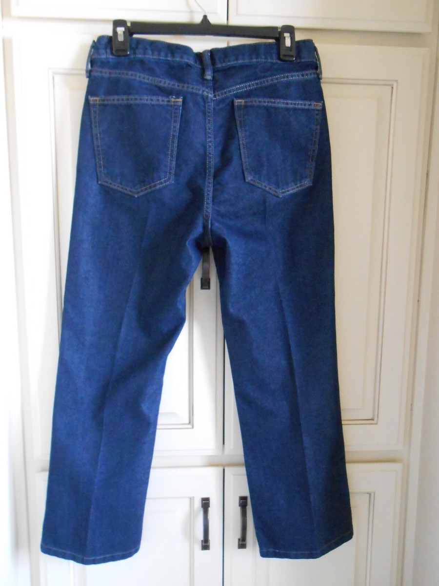 Boys Old Navy Straight Leg Dark Blue Size 18 Jeans Adj Waist Perfect  Condition