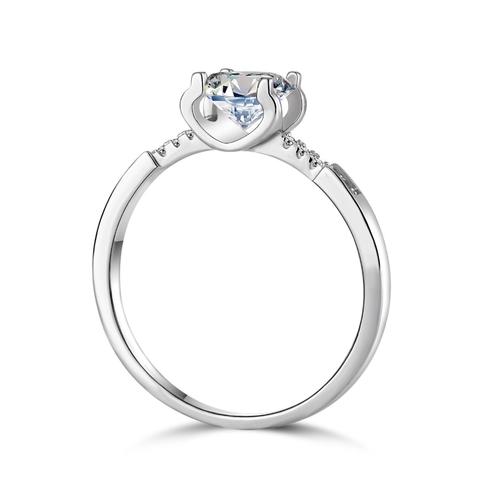 Women’s Fine Jewelry High Qulity 1CT Moissanite Wedding Engagement