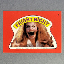 1988 Topps Fright Flicks Trading Cards 19