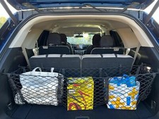3 Pockets Trunk Organizer Mesh Storage Cargo Net For Ford Explorer 2020-2026 New 3 Pockets Trunk Organizer Mesh Storage Cargo Net For Ford Explorer 2020-2026 New