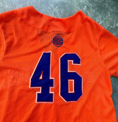 ウェア NEW YORK KNICKS NBA New York Knicks Men's Baseball Jersey #46 Size S. | eBay